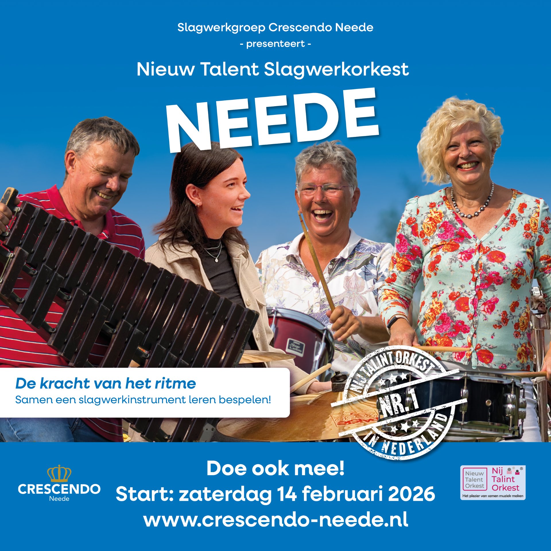 Nieuw Talent Slagwerkorkest Neede